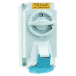 PCI 230V 3P+T 9H 16A IP44