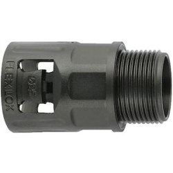 Raccord Droit CAPRILOK Standard - taille 36 - Pg 36 - polyamide 6.6 noir - IP66