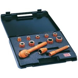 coffret 3/8' cle a cliquet, douilles cei