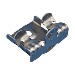 Attache poutre inox 3-8 mm pour tige filetée M6 et boîtier électrique