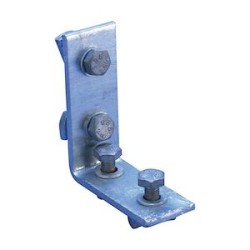 Support d'angle pour coin avec trou 2-2, Acier, HD, 102 mm x 86 mm, M10 Vis