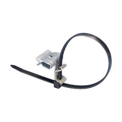 Collier serre-câbles avec étrier à bride, Acier Ressort, CADDY ARMOUR