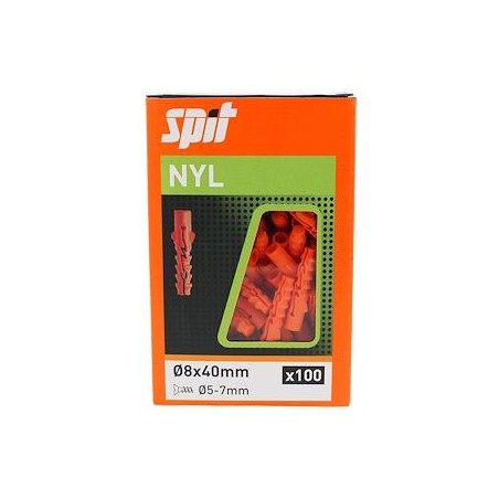 NYL 8X40 SANS COLLERETTE