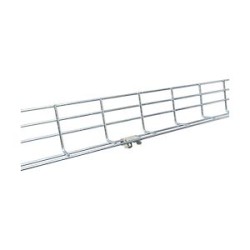 Chemin de câbles avec étrier à bride, rebord 14-20 mm