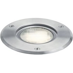 LUXSOL 2 - Encastré Sol Ext. GX53 IP67 IK10, rond, inox, Lpe non incl.