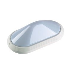 OVO 330 - Hublot Ext. IP65 IK10, ovale, blanc, E27 75W max., lpe non incl.