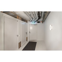 Etne hublot intérieur blanc avec détecteur PIR 730lm 3000K Ra80 non dimmable