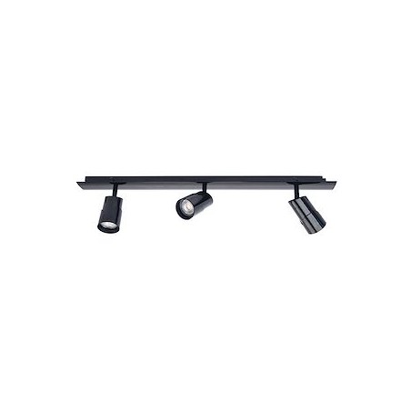 Appl. Barre 3 spots JUDY B3 GU10, noir, LED 5W CCT 500lm 25000H incl.