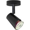 JUDY 01-Spot sur patère GU10, orient., a/lpe LED 3,6W 3000K 400lm dimmable incl.