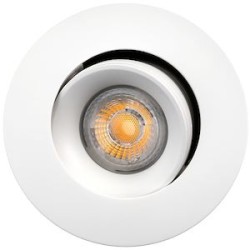 Junistar Bio pack de 8 downlights blanc 540lm 4000K Ra90 coupure de phase