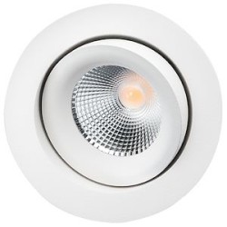 Junistar Lux downlight blanc 560lm 3000K Ra 98 coupure de phase