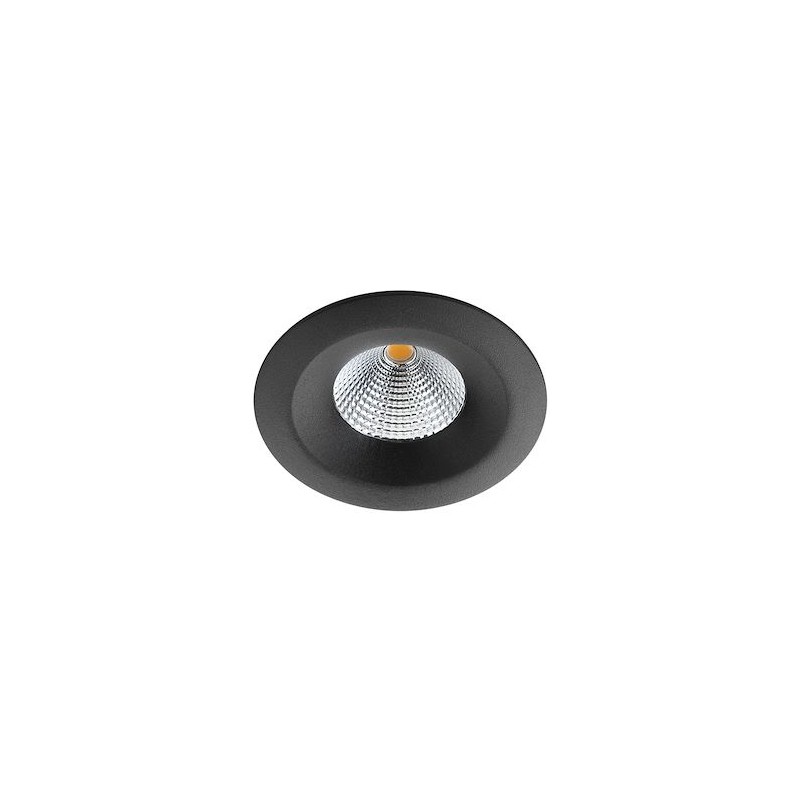 Bardo downlight noir 500lm 3000K Ra95 coupure de phase descendante