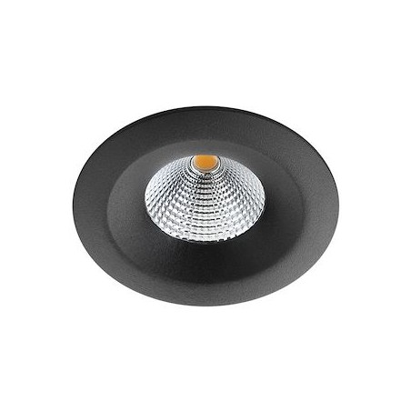 Bardo downlight noir 500lm 3000K Ra95 coupure de phase descendante