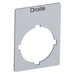 Etiquette Pour Boutons Et Voyants [Droite]