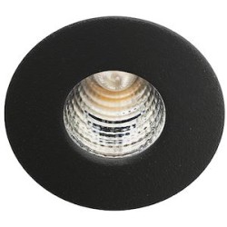 Nano downlight noir 90lm 3000K Ra90 alimentation non fournie