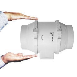 Ventilateur de conduit, 390/560 m3/h, 3 vitesses, raccordement D 160 mm