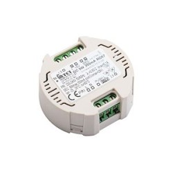 Nano alimentation DC 9W 350mA 1-10V/Push Dim plastique blanc