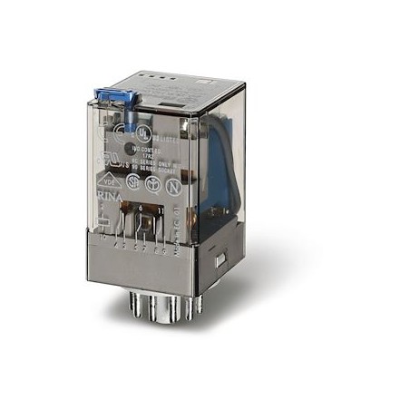 Relais industriel undécal 3RT 10A 24V DC, bouton test et indicateur mécanique