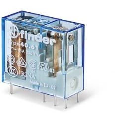 Relais circuit imprimé 1RT 16A 24V DC, AgSnO2