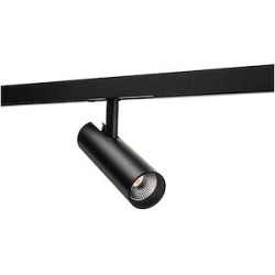 Zip Tube Micro spot rail 1 allumage noir 370lm 3000K Ra 98 coupure de phase