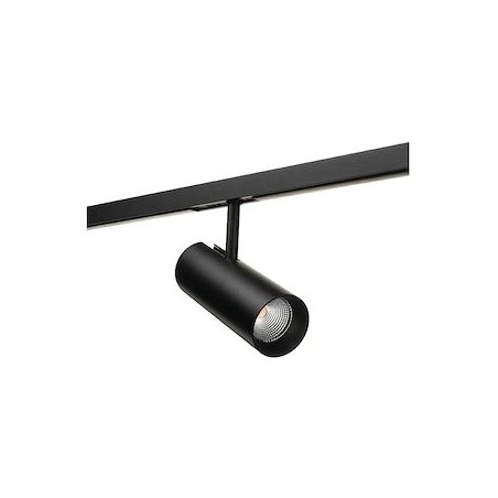 Zip Tube Mini spot rail 1 allumage noir 900lm 3000K Ra 98 coupure de phase
