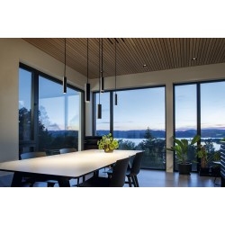 Zip Tube Mini spot rail 1 allumage noir 900lm 3000K Ra 98 coupure de phase