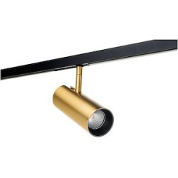 Zip Tube Mini spot rail 1 allumage laiton 900lm 3000K Ra 98 coupure de phase