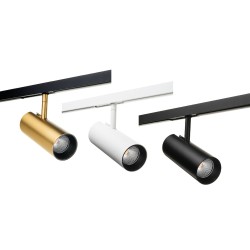 Zip Tube Mini spot rail 1 allumage laiton 900lm 3000K Ra 98 coupure de phase