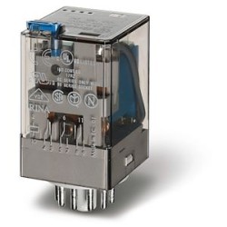 Relais industriel undécal 3RT 10A 411V DC, bouton test et indicateur mécanique