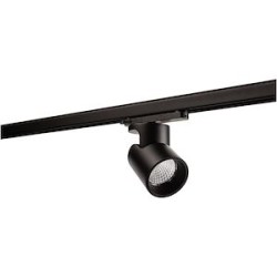 Aneto spot pour rail 3 allumages noir 3000K Ra90 non dimmable