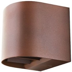 Artes Round applique corten 360lm 3000K Ra80 coupure de phase descendante