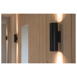 ENOLA B, applique intérieure, noir, GU10/QPAR51, 2x 50W max, up/down