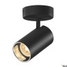 ASTO TUBE, applique et plafonnier, cylindrique, GU10, 1x max. 10W, noir