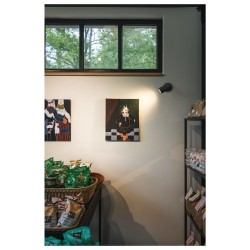 ASTO TUBE, applique et plafonnier, cylindrique, GU10, 1x max. 10W, noir