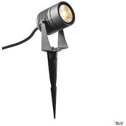 LED SPIKE, spot sur piquet, extérieur, anthracite, LED, 6W, 3000K, IP55