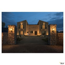 QUADRULO, applique extérieure, anthracite, E27, 15W max, IP44