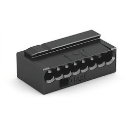 Borne micro pour boîte de dérivation 8C / Gris foncé