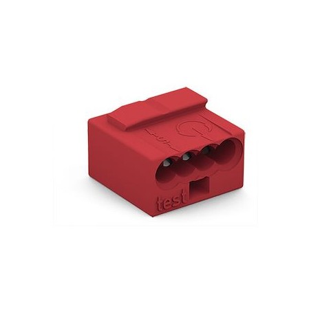 Borne micro pour boîte de dérivation 4C / Rouge