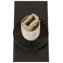 SUN, applique en saillie, rond, 1x max. 40W, source LED, G9, PHASE, noir