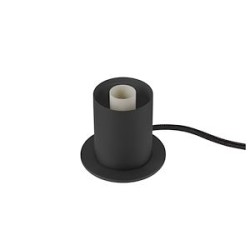 VARYT, lampe à poser, rond, 1x max. 6W, E14, noir