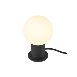VARYT, lampe à poser, rond, 1x max. 6W, E14, noir