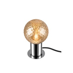 VARYT, lampe à poser, rond, 1x max. 6W, E14, chromé