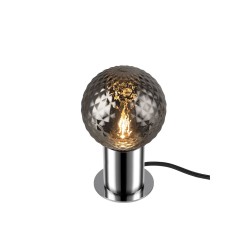 VARYT, lampe à poser, rond, 1x max. 6W, E14, chromé