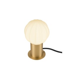 VARYT, lampe à poser, rond, 1x max. 6W, E14, laiton