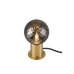 VARYT, lampe à poser, rond, 1x max. 6W, E14, laiton