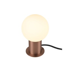 VARYT, lampe à poser, rond, 1x max. 6W, E14, cuivre