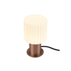 VARYT, lampe à poser, rond, 1x max. 6W, E14, cuivre