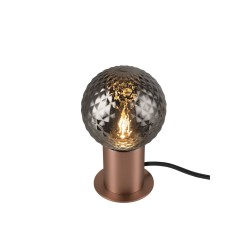 VARYT, lampe à poser, rond, 1x max. 6W, E14, cuivre