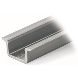 Rail acier galvanisé 35 x 15 x 2,3 mm, non perforé Lg 2m