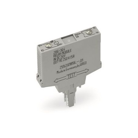 Fiche relais 24 Vdc / 1 T